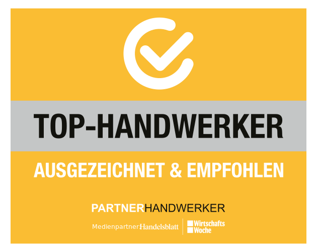 Auszeichnung als PARTNERHANDWERKER von FirmenABC