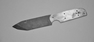 handgeschmiedeter Rohling eines Messers der Messerschmiede Kubesch
